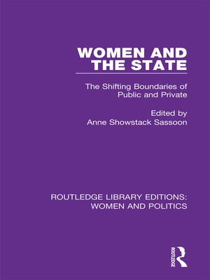 cover image of Women and the State